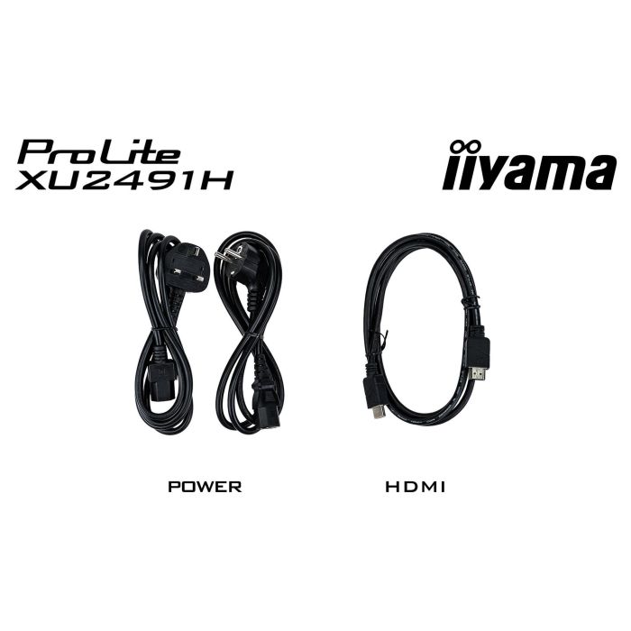 Iiyama Monitor 24" Full HD IPS 100Hz 0.5ms XU2491H-B1 Clase E 2