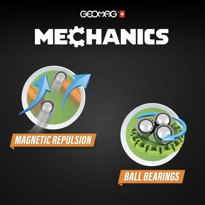 Geomag GEO1696496370742 756 Volantes de Inercia Reciclados Movimiento Mecánico 96 Piezas 4 Geomag GEO1696496370742 756 Volantes de Inercia Reciclados Movimiento Mecánico 96 Piezas 4