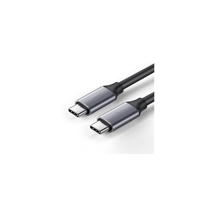 Elbe CA-1501-TCC Cable Tipo-C a Tipo-C 1 Metro Negro USB 3.2 Gen 1x2 10Gbps