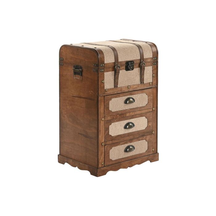 Cajonera Alpino DKD Home Decor Marron Beige 35 x 71.5 x 45 cm