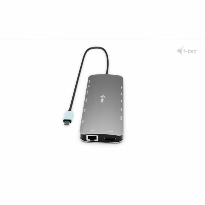 Hub USB i-Tec C31NANOTRIPLEDOCKPD Gris 16