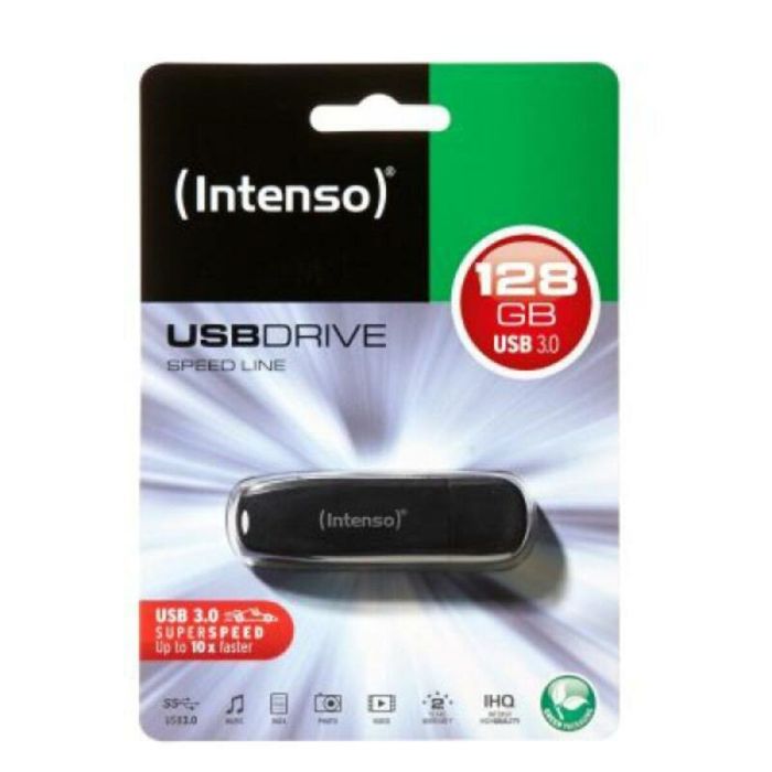 Memoria USB INTENSO Speed Line USB 3.0 128 GB Negro 128 GB Memoria USB
