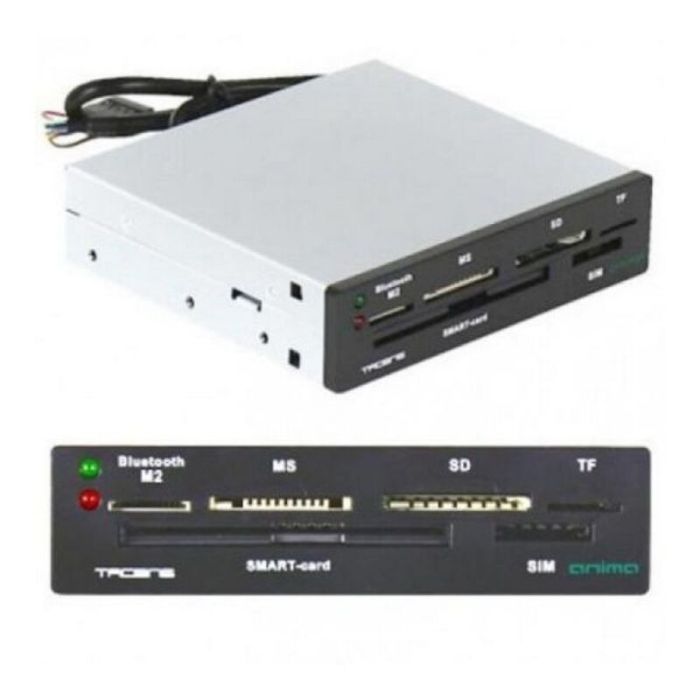 Lector de Tarjetas Interno Tacens ACR3 SIM Bluetooth DNI Negro