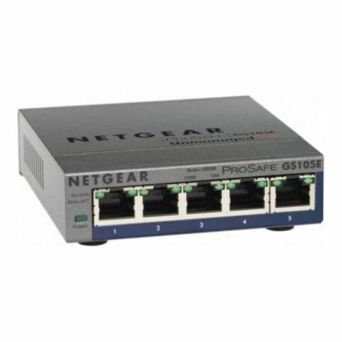 Switch de Sobremesa Netgear GS105E-200PES 5P Gigabit RJ45