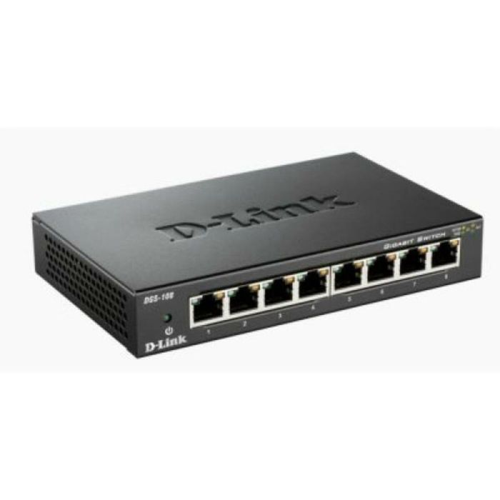 Switch D-Link DGS-108 8 p 10 / 100 / 1000 Mbps 2