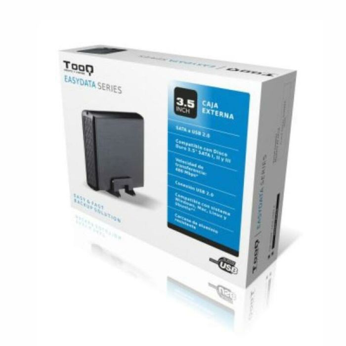 Caja Externa TooQ TQE-3509B HD 3.5" SATA III USB 2.0 Negro USB 2.0 SATA 1