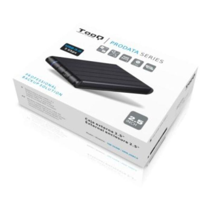 Caja Externa TooQ TQE-2530B HDD 2.5" SATA III USB 3.0 Negro