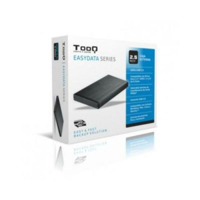 Caja Externa TooQ TQE-2527B HDD 2.5" SATA III USB 3.0 Negro
