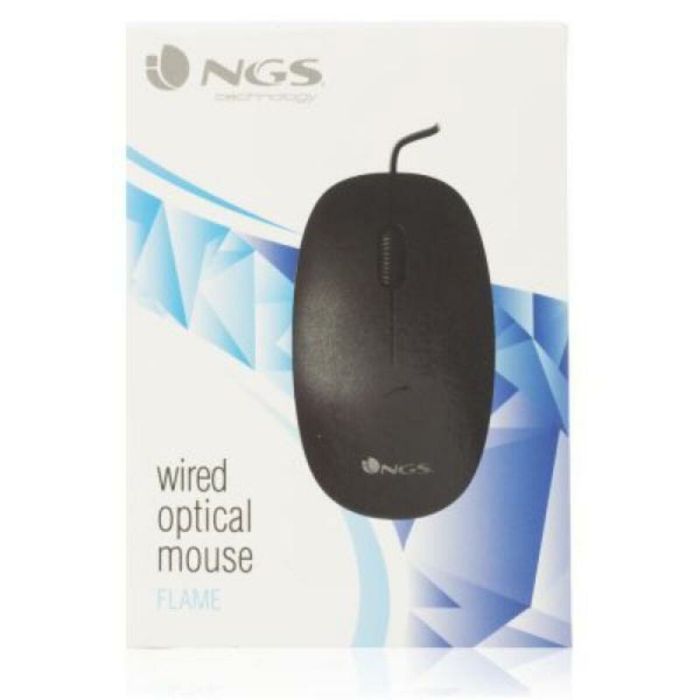 Ratón Óptico NGS NGS-MOUSE-0906 1000 dpi Negro 1