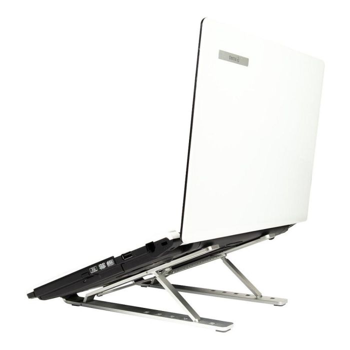 Inter-Tech NBS-200 Soporte para portátil hasta 15.6'' Altura Ajustable Plata Aluminio 3