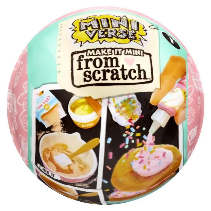 MGA Bola sorpresa Miniverse Make It Mini Foods Comida desde cero Crea tus miniaturas de tartas y pasteles desde cero 9 cm Modelos surtidos 5 MGA Bola sorpresa Miniverse Make It Mini Foods Comida desde cero Crea tus miniaturas de tartas y pasteles desde cero 9 cm Modelos surtidos 5
