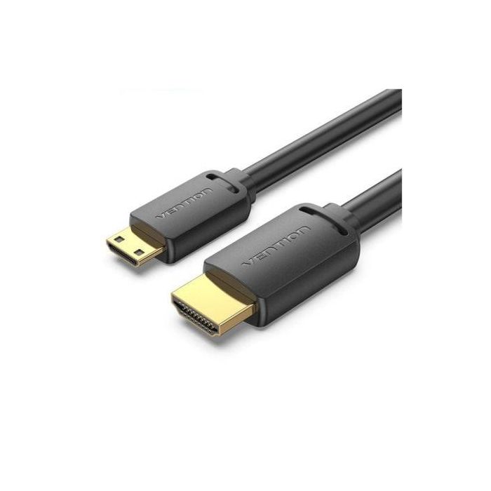 Cable HDMI 4K Vention AGHBF/ HDMI Macho - Mini HDMI Macho/ 1m/ Negro Cable HDMI 4K Vention AGHBF/ HDMI Macho - Mini HDMI Macho/ 1m/ Negro