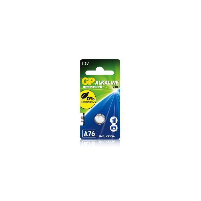 GP Alkaline Cell Battery 76A-C1, 1,5V, LR44, 1-pack GP Alkaline Cell Battery 76A-C1, 1,5V, LR44, 1-pack