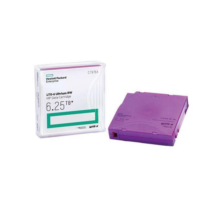 Hewlett Packard Enterprise LTO-6 Ultrium 6.25TB 20 Pack Cintas de Datos, Etiquetas No Personalizadas para Almacenamiento Seguro