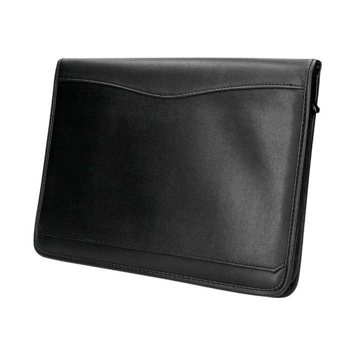 Carpeta Portafolios Cremallera Con Bolsa Para Movil Y Tarjetero Color Negro 260x355 mm 1