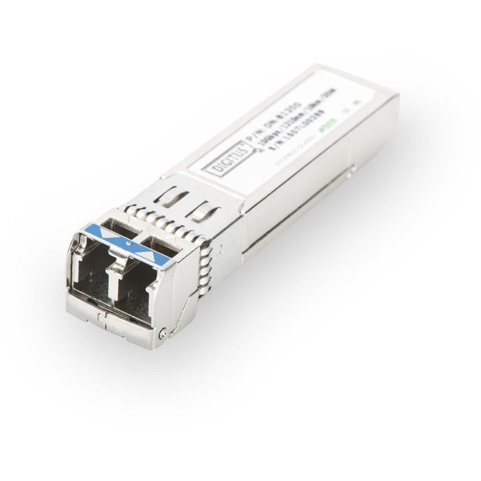 Digitus Módulo SFP+ Mini GBIC 10 Gbps 0.3km Fibra Óptica LC Monomodo DDM para Ethernet IEEE 802.3ae 0 Digitus Módulo SFP+ Mini GBIC 10 Gbps 0.3km Fibra Óptica LC Monomodo DDM para Ethernet IEEE 802.3ae 0
