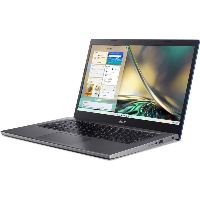 PC portátil Acer Aspire 5 A514-55-37P5 - 14 FHD IPS - Intel Core i3-1215U - 16GB RAM - 512GB SSD - Windows 11 - AZERTY 3