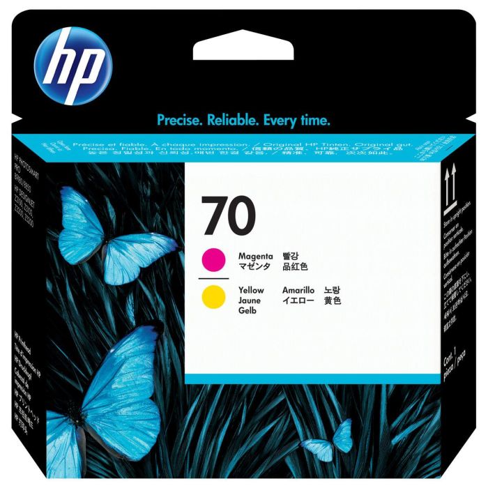 HP Photosmart Pro B9180/DesignJet Z3200 Nº70 Cabezal de impresion Magenta y amarillo HP Photosmart Pro B9180/DesignJet Z3200 Nº70 Cabezal de impresion Magenta y amarillo