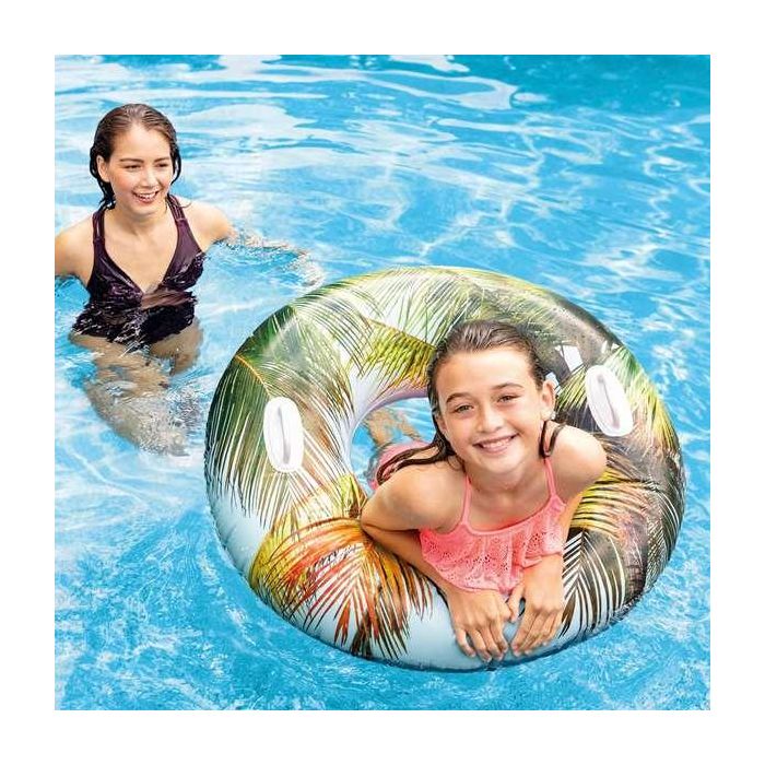 Intex Flotador Rueda Tropical 97 cm con Asas para Niños Mayores de 9 Años - Modelos Surtidos 6