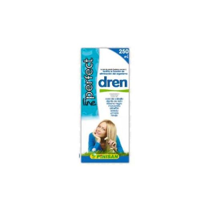 PINISAN Perfect Line Dren 250ml Líquido con Cola de Caballo, Diente de León, Hinojo y Ortosifón. Complemento Alimenticio Drenante
