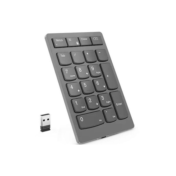 Teclado numérico Lenovo 4Y41C33791 Negro Gris 1