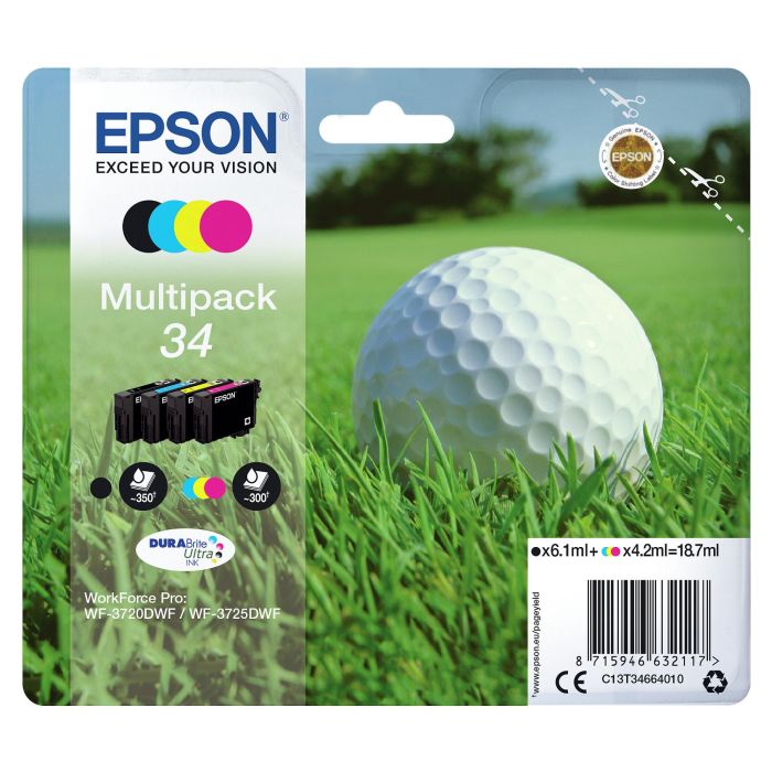 EPSON Multipack 4-colours 34 DURABrite Ultra Ink 1