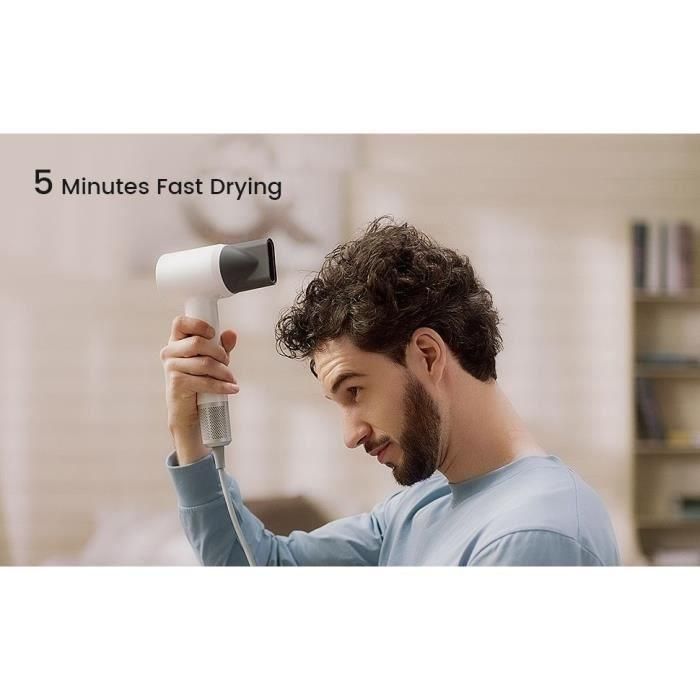 Secador de pelo - LAIFEN - 1HD50-G-EU-WH-004 SWIFT SPECIAL - Fibra de vidrio - 3 accesorios - Blanco 4 Secador de pelo - LAIFEN - 1HD50-G-EU-WH-004 SWIFT SPECIAL - Fibra de vidrio - 3 accesorios - Blanco 4