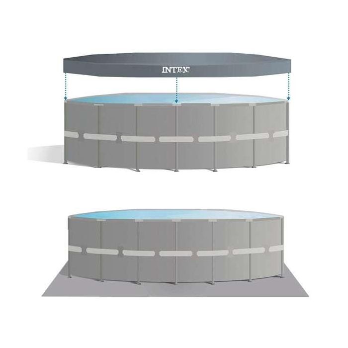 Piscina Desmontable Intex 488 x 122 x 488 cm 2 Piscina Desmontable Intex 488 x 122 x 488 cm 2