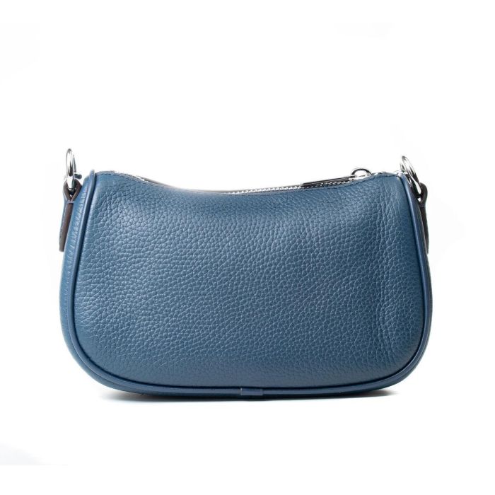 Bolso Bandolera Michael Kors Carmela Azul 20 x 12 x 7 cm 2