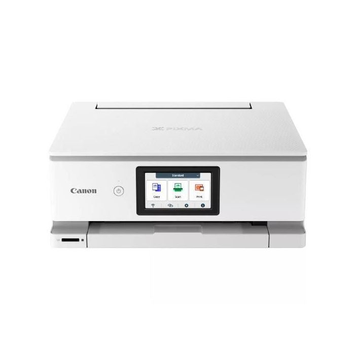 Impresora Multifunción - CANON - PIXMA TS8751 - Capacidad 200 hojas - 6 tanques de tinta individuales - Color - WiFi - Blanca Impresora Multifunción - CANON - PIXMA TS8751 - Capacidad 200 hojas - 6 tanques de tinta individuales - Color - WiFi - Blanca