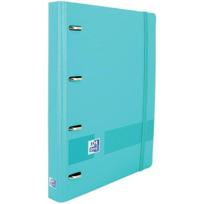 Carpeta de anillas Oxford Live & Go Azul A4+ (4 Unidades) 1 Carpeta de anillas Oxford Live & Go Azul A4+ (4 Unidades) 1
