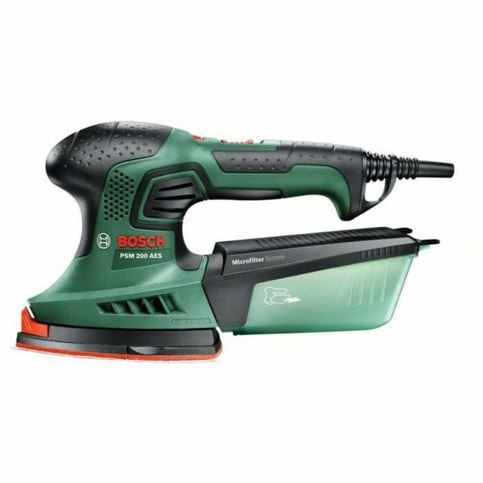 Bosch PSM 200 AES Lijadora multifunción 200W con sistema Microfiltro y caja, superficie rectangular 164 cm² 14