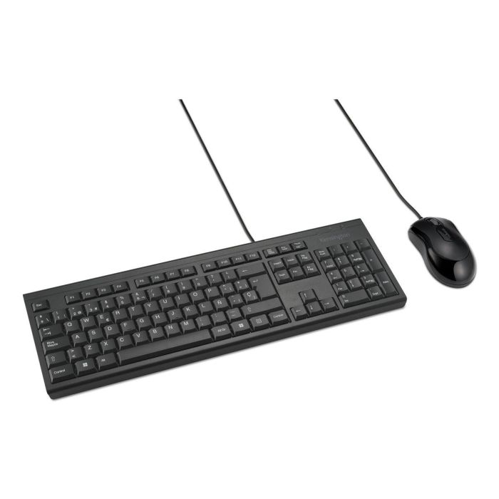 Teclado y Ratón Kensington KM100 Negro Español QWERTY Teclado y Ratón Kensington KM100 Negro Español QWERTY