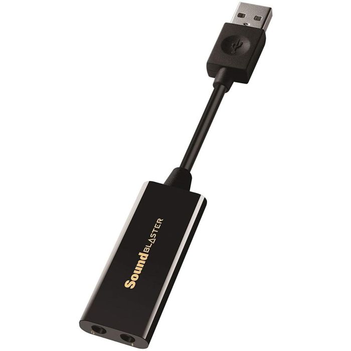 Creative Sound Blaster PLAY! 3 - Tarjeta de Sonido Externa USB DAC y Amplificador para PC y Mac