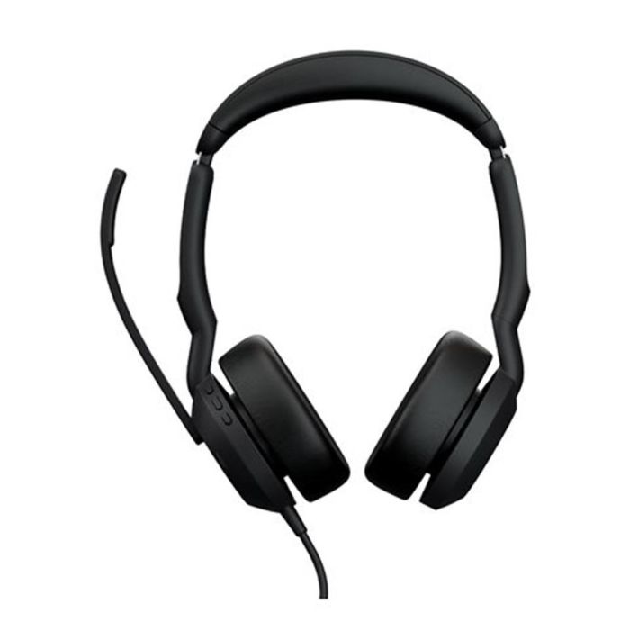 Jabra Evolve2 50 MS Stereo Auriculares Inalámbricos y Alámbricos para Oficina/Centro de Llamadas Optimizados para Microsoft Teams Negros 1