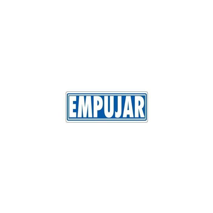 Archivo 2000 Señal "Empujar" 175x65 Pvc Gris Archivo 2000 Señal "Empujar" 175x65 Pvc Gris