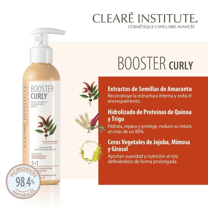 Clearé Institute Booster Curly Izos Definidos Hidratación Brillo 5 Clearé Institute Booster Curly Izos Definidos Hidratación Brillo 5