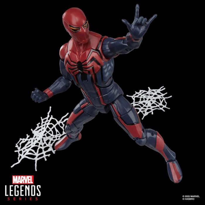 Hasbro Figura Spider-Man Peter Parker Velocity Suit Marvel Legends Gamerverse 15 cm con 4 Accesorios Articulada 3