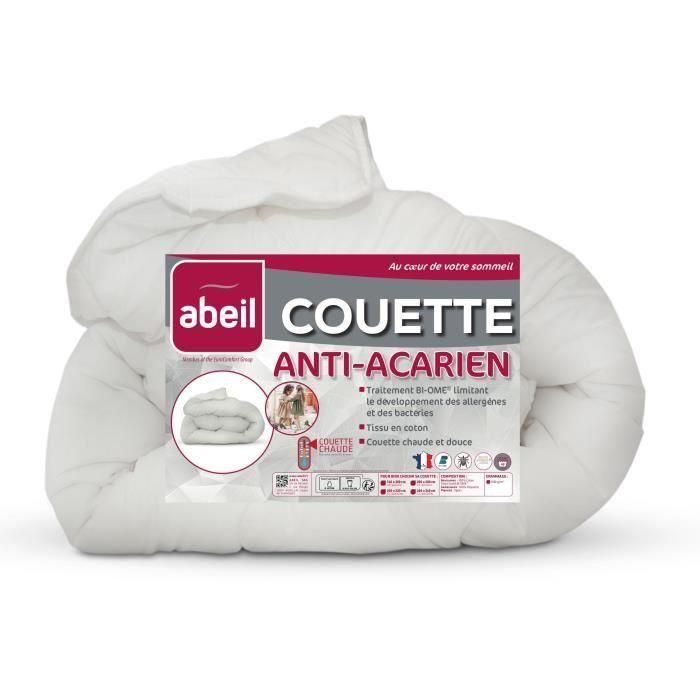 Abeil Edredón Cálido Invierno Antiácaros, Antihongos y Antibacterias Biome® Algodón - 400 g/m² - 2 Personas 220x240 cm Blanco 3 Abeil Edredón Cálido Invierno Antiácaros, Antihongos y Antibacterias Biome® Algodón - 400 g/m² - 2 Personas 220x240 cm Blanco 3