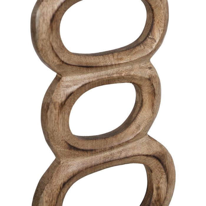 S/3 Candelabro Natural Madera de Mango 17 X 7 X 50 cm