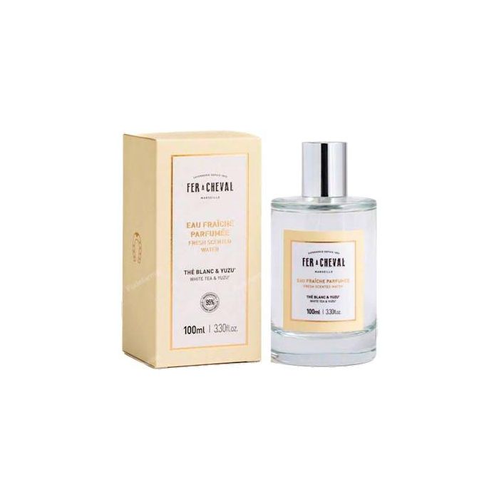 FER A CHEVAL Agua Fresca Perfumada con Té Blanco y Yuzu, 95% Ingredientes Naturales, para Uso Diario