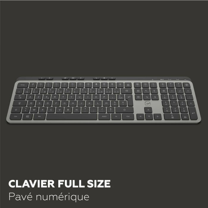 Teclado Mobility Lab KP450W Negro Gris 13