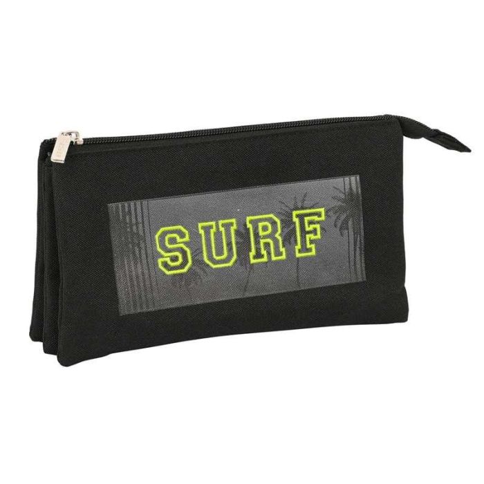 Portatodo Triple Safta Surf Negro (22 x 12 x 3 cm) 3 Portatodo Triple Safta Surf Negro (22 x 12 x 3 cm) 3