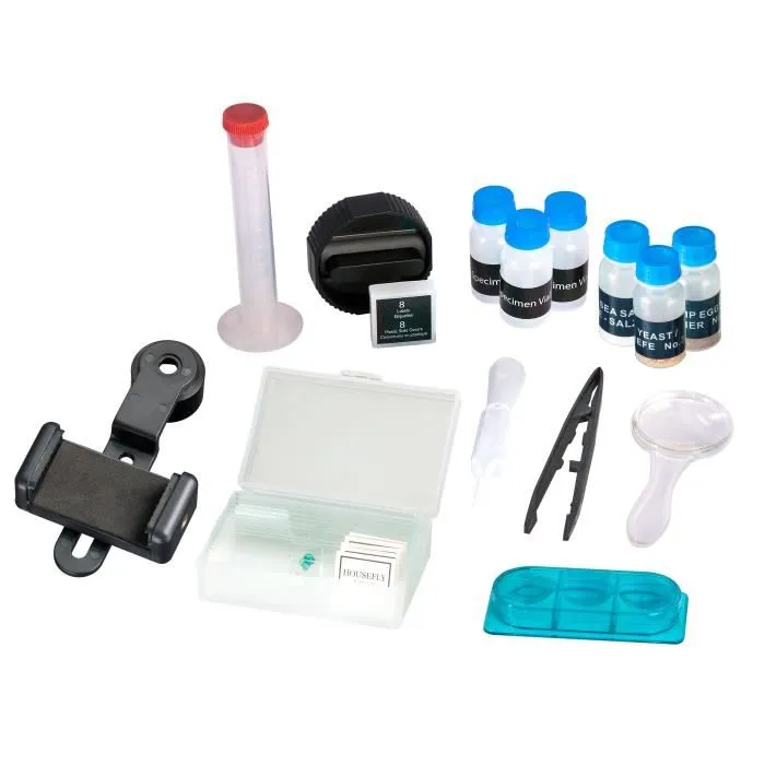 Bresser Microscopio para Niños 40-640x con Adaptador para Smartphone - National Geographic 0 Bresser Microscopio para Niños 40-640x con Adaptador para Smartphone - National Geographic 0