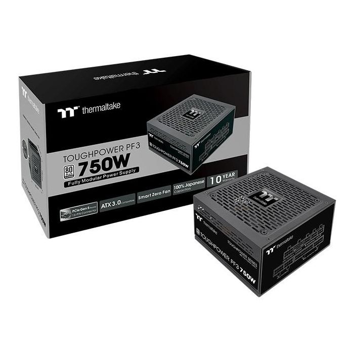 Thermaltake Fuente de Alimentación 750W Toughpower PF3 5 Thermaltake Fuente de Alimentación 750W Toughpower PF3 5