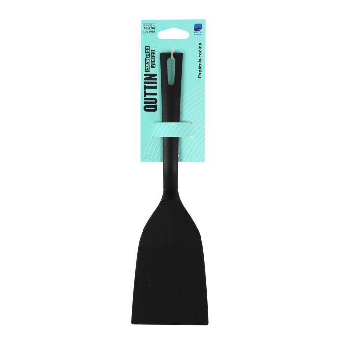 Espátula de cocina negra Quttin, 31 x 8,5 x 6 cm (24 Unidades) 1 Espátula de cocina negra Quttin, 31 x 8,5 x 6 cm (24 Unidades) 1