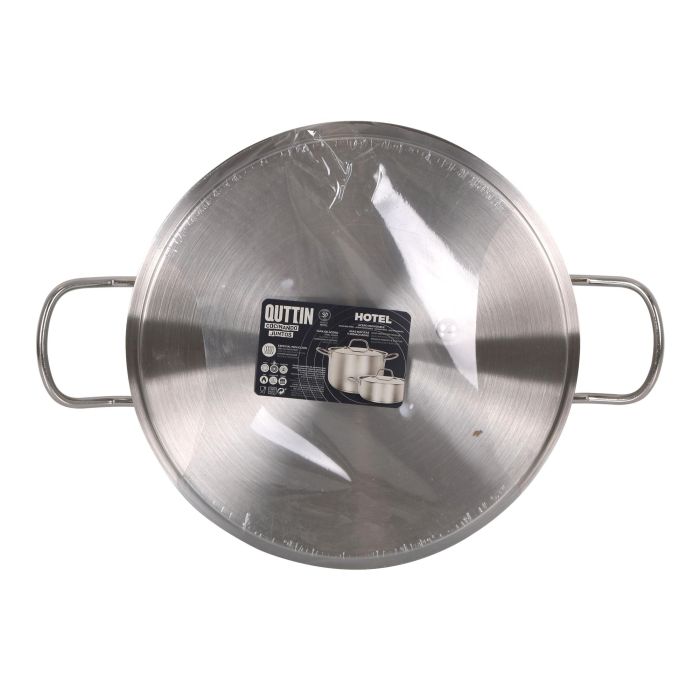Cacerola baja con tapa acero inoxidable 26 cm 3.1L Quttin (4 Unidades) 1 Cacerola baja con tapa acero inoxidable 26 cm 3.1L Quttin (4 Unidades) 1