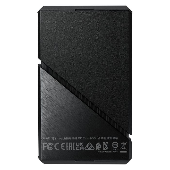 ADATA SE920 Disco Duro Externo SSD 2TB USB 3.2 Gen 2 Tipo C Velocidad 3800MB/s Negro