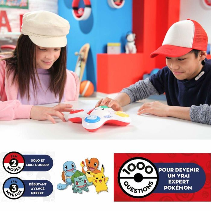 Bandai Pokémon Trainer Quiz Juego Electrónico Interactivo con 1000 Preguntas sobre el universo Pokémon - Habla Francés 2 Bandai Pokémon Trainer Quiz Juego Electrónico Interactivo con 1000 Preguntas sobre el universo Pokémon - Habla Francés 2