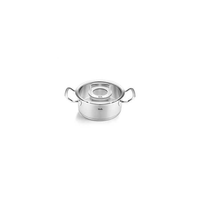 Fissler Profi Cacerola de 24 cm con tapa de cristal, apta para inducción, escala de medición - 08413924000/0 Fissler Profi Cacerola de 24 cm con tapa de cristal, apta para inducción, escala de medición - 08413924000/0